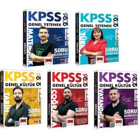 Yargı Yayınları 2026 KPSS Genel Yetenek Genel Kültür 5'li Soru Bankası Seti