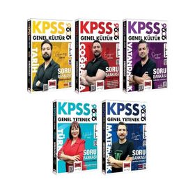 Yargı Yayınları 2026 KPSS Genel Yetenek Genel Kültür 5'li Soru Bankası Seti