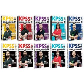 Yargı Yayınları 2026 KPSS Genel Yetenek Genel Kültür Soru Bankası ve 143 Deneme 10'lu Set