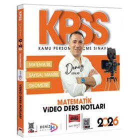 Yargı Yayınları 2026 KPSS Genel Yetenek Matematik Video Ders Notları