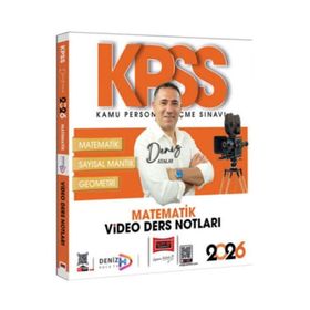 Yargı Yayınları 2026 KPSS Genel Yetenek Matematik Video Ders Notları