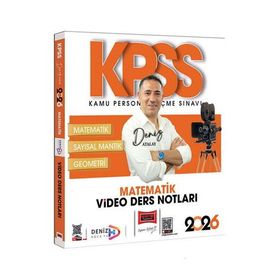 Yargı Yayınları 2026 KPSS Genel Yetenek Matematik Video Ders Notları
