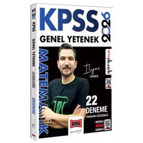 Yargı Yayınları 2026 KPSS Genel Yetenek Tamamı Çözümlü Matematik 22 Deneme