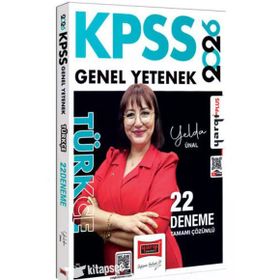 Yargı Yayınları 2026 KPSS Genel Yetenek Tamamı Çözümlü Türkçe 22 Deneme