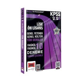 Yargı Yayınları 2026 KPSS GK-GY Lise Ön Lisans Tüm Dersler Fasikül Fasikül Tamamı Çözümlü 10 Deneme