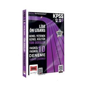 Yargı Yayınları 2026 KPSS GK-GY Lise Ön Lisans Tüm Dersler Fasikül Fasikül Tamamı Çözümlü 10 Deneme