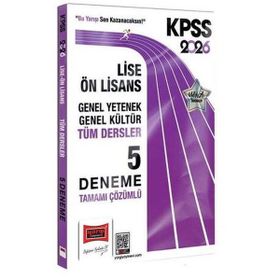 Yargı Yayınları 2026 KPSS GK-GY Lise Ön Lisans Tüm Dersler Tamamı Çözümlü 5 Deneme