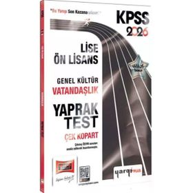 Yargı Yayınları 2026 KPSS Lise Ön Lisans Genel Kültür Vatandaşlık Çek Kopart Yaprak Test