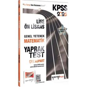 Yargı Yayınları 2026 KPSS Lise Ön Lisans Genel Yetenek Matematik Çek Kopart Yaprak Test