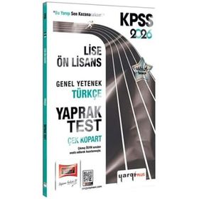 Yargı Yayınları 2026 KPSS Lise Ön Lisans Genel Yetenek Türkçe Çek Kopart Yaprak Test