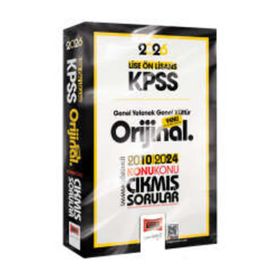 Yargı Yayınları 2026 KPSS Lise Ön Lisans GK GY Orijinal 2010-2024 Konu Konu Çıkmış Sorular