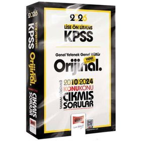 Yargı Yayınları 2026 KPSS Lise Ön Lisans GK GY Orijinal 2010-2024 Konu Konu Çıkmış Sorular