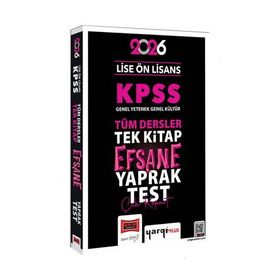 Yargı Yayınları 2026 KPSS Lise Ön Lisans GK-GY Tüm Dersler Tek Kitap Efsane Çek Kopart Yaprak Test