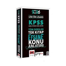 Yargı Yayınları 2026 KPSS Lise Ön Lisans GK-GY Tüm Dersler Tek Kitap Efsane Konu Anlatımı