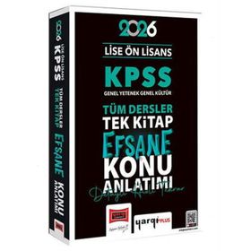 Yargı Yayınları 2026 KPSS Lise Ön Lisans GK-GY Tüm Dersler Tek Kitap Efsane Konu Anlatımı