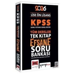 Yargı Yayınları 2026 KPSS Lise Ön Lisans GK-GY Tüm Dersler Tek Kitap Efsane Soru Bankası