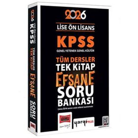 Yargı Yayınları 2026 KPSS Lise Ön Lisans GK-GY Tüm Dersler Tek Kitap Efsane Soru Bankası