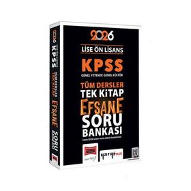 Yargı Yayınları 2026 KPSS Lise Ön Lisans GK-GY Tüm Dersler Tek Kitap Efsane Soru Bankası