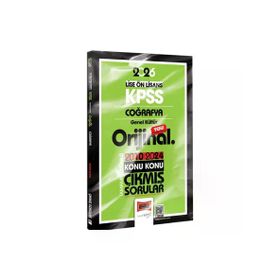 Yargı Yayınları 2026 KPSS Lise Önlisans Coğrafya Orijinal 2010-2024 Konu Konu Çıkmış Sorular