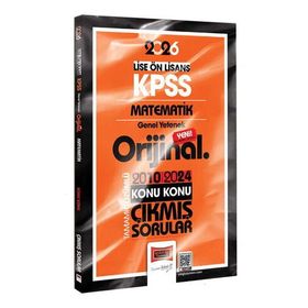 Yargı Yayınları 2026 KPSS Lise Önlisans Matematik Orijinal 2010-2024 Konu Konu Çıkmış Sorular