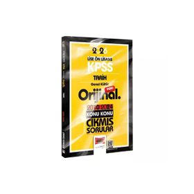 Yargı Yayınları 2026 KPSS Lise Önlisans Tarih Orijinal 2010-2024 Konu Konu Çıkmış Sorular