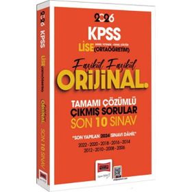 Yargı Yayınları 2026 KPSS Lise Ortaöğretim GK-GY Fasikül Fasikül Orijinal Tamamı Çözümlü Çıkmış Son 10 Sınav