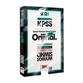 Yargı Yayınları 2026 KPSS Lise Ortaöğretim GK-GY Orijinal 2010-2024 Konu Konu Çıkmış Sorular