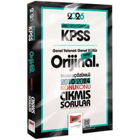 Yargı Yayınları 2026 KPSS Lise Ortaöğretim GK-GY Orijinal 2010-2024 Konu Konu Çıkmış Sorular