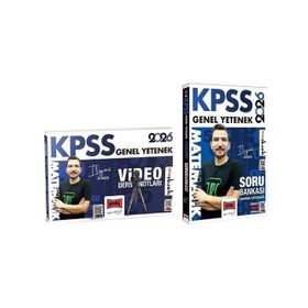 Yargı Yayınları 2026 KPSS Matematik Video Ders Notları ve Soru Bankası 2'li Set
