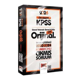 Yargı Yayınları 2026 KPSS Ön Lisans GK-GY Orijinal 2010-2024 Konu Konu Çıkmış Sorular