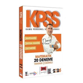 Yargı Yayınları 2026 KPSS Tamamı Çözümlü Matematik 20 Deneme