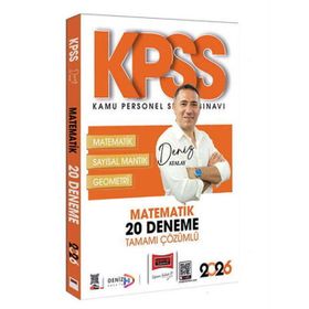 Yargı Yayınları 2026 KPSS Tamamı Çözümlü Matematik 20 Deneme