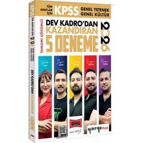 Yargı Yayınları 2026 KPSS Tüm Adaylar İçin Tamamı Çözümlü Dev Kadrodan Kazandıran 5 Deneme