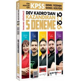 Yargı Yayınları 2026 KPSS Tüm Adaylar İçin Tamamı Çözümlü Dev Kadrodan Kazandıran 5 Deneme