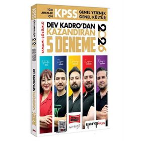 Yargı Yayınları 2026 KPSS Tüm Adaylar İçin Tamamı Çözümlü Dev Kadrodan Kazandıran 5 Deneme