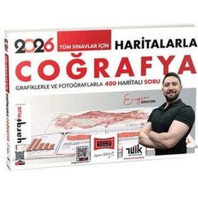 Yargı Yayınları 2026 Tüm Sınavlar İçin Haritalarla Coğrafya Grafiklerle ve Fotoğraflarla 400 Haritalı Soru