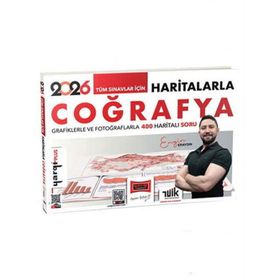 Yargı Yayınları 2026 Tüm Sınavlar İçin Haritalarla Coğrafya Grafiklerle ve Fotoğraflarla 400 Haritalı Soru