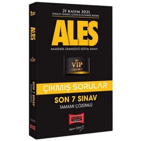 Yargı Yayınları Ales Son 7 Sınav Tamamı Çözümlü Çıkmış Sorular
