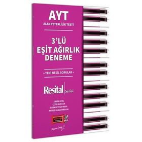 Yargı Yayınları AYT Resital Serisi 3 Eşit Ağırlık Deneme