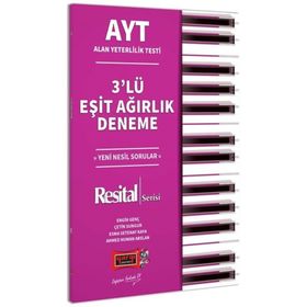 Yargı Yayınları AYT Resital Serisi 3 Eşit Ağırlık Deneme