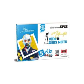 Yargı Yayınları İlker Karabulut 2023 KPSS 5 Yüz Matematik Video Ders Notları