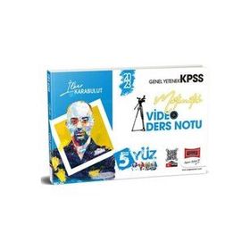 Yargı Yayınları İlker Karabulut 2023 KPSS 5 Yüz Matematik Video Ders Notları