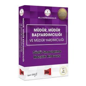 Yargı Yayınları MEB Müdür Müdür Başyardımcılığı ve Müdür Yardımcılığı Sözlü Sınavlarına Hazırlık Kılavuzu