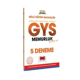 Yargı Yayınları - Milli Eğitim Bakanlığı GYS Memurluk Kadrosu İçin 5 Deneme