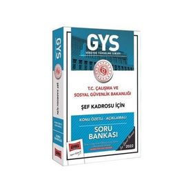 Yargı Yayınları T.C Çalışma ve Sosyal Güvenlik Bakanlığı Şef Kadrosu İçin Konu Özetli Açıklamalı Soru Bankası