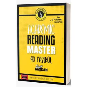 Yargı Yayınları Tüm Akademik İngilizce Sınavları İçin Academic Reading Master 40 Fasikül