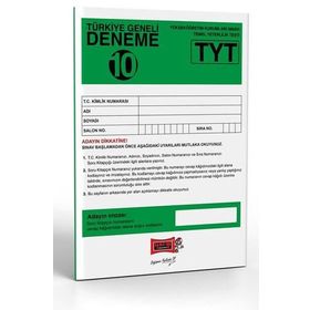 Yargı Yayınları TYT Türkiye Geneli Deneme Sınavı 10