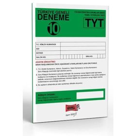 Yargı Yayınları TYT Türkiye Geneli Deneme Sınavı 10