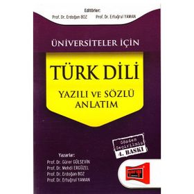 Yargı Yayınları Üniversiteler İçin Türk Dili Yazılı ve Sözlü Anlatım