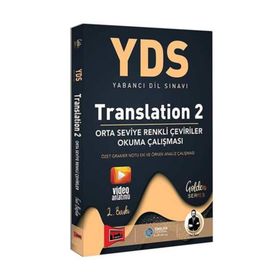 Yargı Yayınları YDS Translation 2 Orta Seviye Renkli Çeviriler Okuma Çalışması